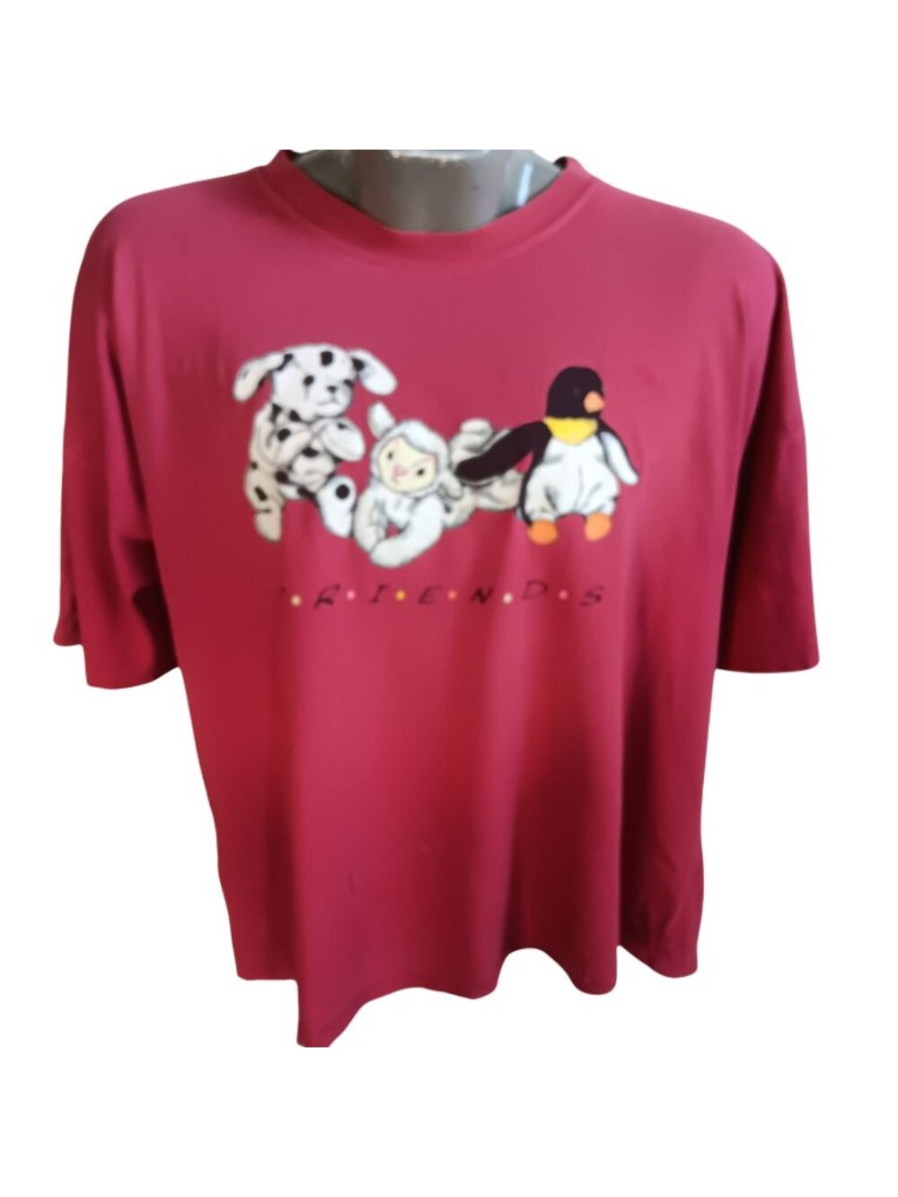 Large Single Stitch T-Shirt Vintage Ross Sportswear Animal Friends Plush Toys